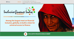 Desktop Screenshot of inclusivefinanceindia.org