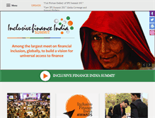 Tablet Screenshot of inclusivefinanceindia.org